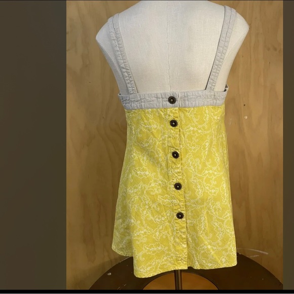 Patagonia Yellow Hemp Tank with Button Back - Picture 2 of 7